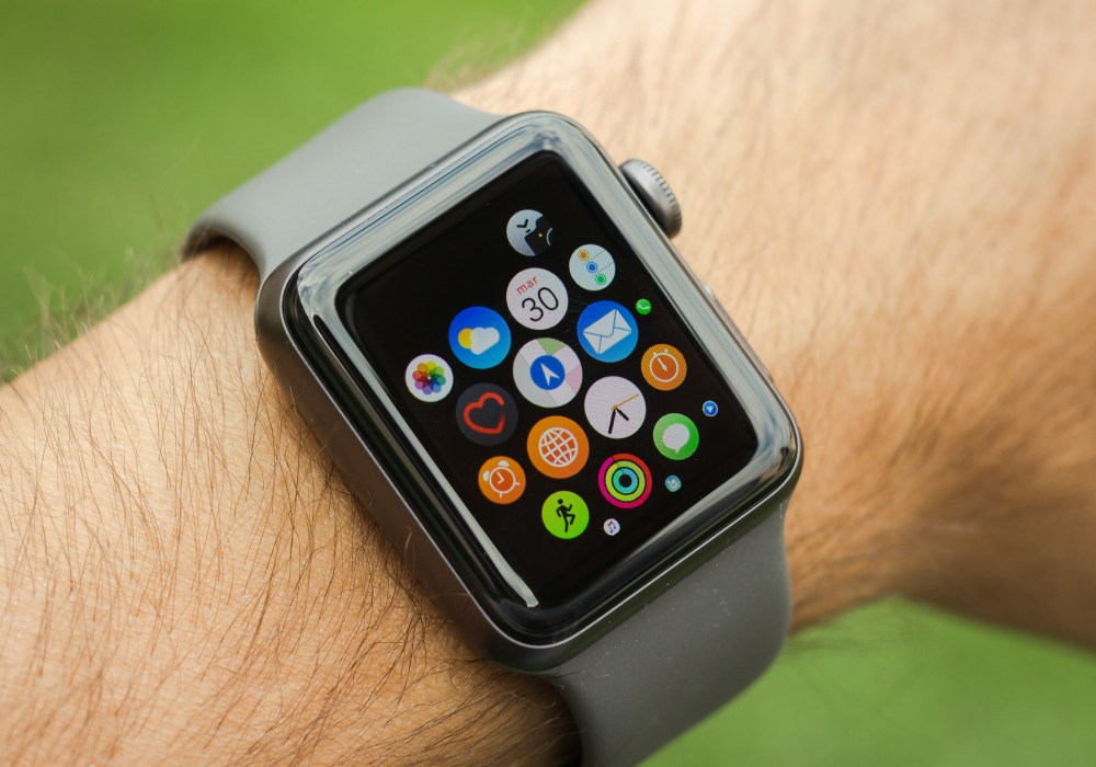 Apple Watch on a man's wrist